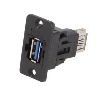 Adapter; USB A socket,both sides; SLIM; USB 3.0; gold-plated | CP30605N  | CP30605N