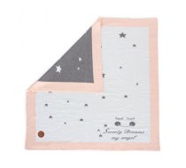 Adīta sega STARS PEACH 90x90 cm Ceba Baby (812)-izpārdošana | CEBA-812.STARS.2.2