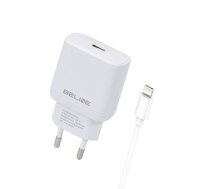 Ładowarka sieciowa 30W GaN USB-C + kabel lightning, biała | Beli02175  | 5905359813453 | Beli02175