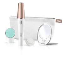 BRAUN FaceSpa 3in1 epilators +  kosmētikas somiņa (SE 851V) | SE 851V  | 4210201171171