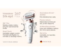 BRAUN Silk 9 epilators, komplektā uzgaļi (SES9-030) | SES9-030  | 7500435225229