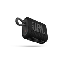 Akcija! JBL ūdensizturīga portatīvā skanda JBL Go, melna | JBLGO3BLK  | 6925281975615