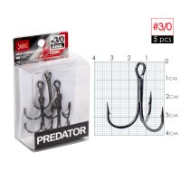 Āķi trīsžuburu Lucky John PREDATOR LJH234, K030 | LJH234-K030  | 4750701069931 | LJH234