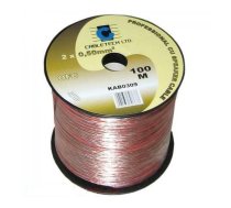 Akustikas vads 2x0.5mm² dzidrs | L2/0.5S | L2/0.5S