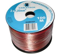Akustikas vads 2x1.0mm² dzidrs CCA | L2/1.0S/CCA | L2/1.0S/CCA