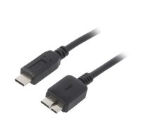 Akyga cable USB AK-USB-44 micro USB B (m) | USB type C (m) ver. 3.1 1.0m | AK-USB-44  | 5901720137715 | AK-USB-44