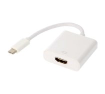 Akyga converter adapter with cable AK-AD-53 USB type C (m) | HDMI (f) 15cm | AK-AD-53  | 5901720135308 | AK-AD-53