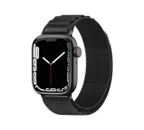 Alpine strap with steel buckle for Apple Watch 42|44|45|49 mm - black | Strap Alpine Apple Watch 42/44/45/49MM Black  | 9145576283189 | Strap Alpine Apple Watch 42/44/45/49MM Black