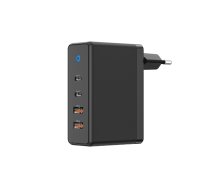 Amazing Thing Wall charger Thunder Pro GaN EUTH100W - 2xUSB + 2xType C - PD 100W black | ŁAD001743  | 4892878083140 | ŁAD001743