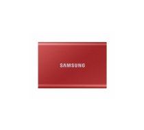 Ārējais SSD disks Samsung T7 500GB Red | MU-PC500R/WW  | 8806090312465 | DIASA1ZEW0142