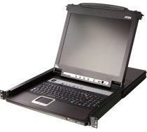 Aten CL5708M LCD KVM Switch, USB-PS/2,VGA, 8 Port, DE-Layout | CL5708MW D | 4710469342462 | CL5708MW D