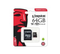 AtmiЕ†as karte microSD "Kingston" 64Gb SDHC (10 class, UHS-I) | 86839