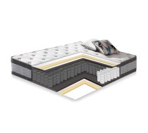 Atsperu matracis HARMONY DUO 120x200xH27cm, iepakots rullī | 86742 | 4741243867420