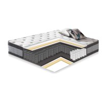 Atsperu matracis HARMONY DUO 90x200xH27cm, iepakots rullī | 86741 | 4741243867413