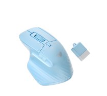 Aula SC150 2in1 Bezvadu + Vadu Super Mini (8x5x3cm) RGB Spēļu pele Blue | SC150/BL  | 6948391218649 | SC150/BL