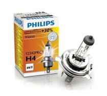 Auto lampa H4 Philips Vision 12V 60/55W + 30% light | LAMPH4.PH  | 8711500490995