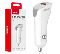 Automašīnas ligzdas Lādētājs USB-A 2.1A 12/24V AMiO-03873 | 03873