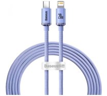 Baseus Crystal cable USB-C to Lightning, 20W, PD, 2m (violet) (CAJY000305) | CAJY000305  | 6932172602796 | CAJY000305