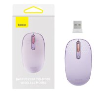 Baseus F01B Tri-mode Bezvadu Datorpele | F01B-PU | 6932172632861