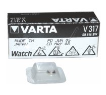 Baterija V317 (SR62, SR516SW, 616, SB-AR) 1.55V 8mAh Varta | V317 | 4008496245611