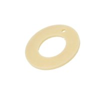 Bearing: thrust washer; without mounting hole; Øout: 12mm; yellow | JTM-0512-010  | JTM-0512-010