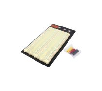 Board: universal; prototyping,solderless; W: 150mm; L: 220mm | WBU-204-1  | WBU-204-1