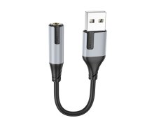 Borofone Adapter BV19 Creator Audio - USB to jack 3,5mm - black | ADA000438  | 6941991108358 | ADA000438