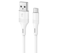 Borofone Cable BX43 CoolJoy - USB to Micro USB - 2,4A 1 metre white (KABAV1061) | KABAV1061  | 6931474735591 | KABAV1061