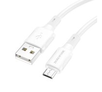 Borofone Cable BX80 Succeed - USB to Micro USB - 2,4A 1 metre white | KABAV1372  | 6974443385212 | KABAV1372