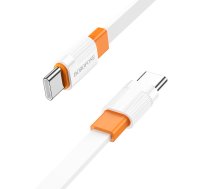 Borofone Cable BX89 Union - Type C to Type C - PD 60W 1 metre white-orange (KABAV1502) | KABAV1502  | 6974443389524 | KABAV1502