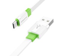 Borofone Cable BX89 Union - USB to Micro USB - 2,4A 1 metre white-green (KABAV1509) | KABAV1509  | 6974443389470 | KABAV1509