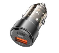 Borofone Car charger BZ20 Smart - USB + Type C - QC 3.0 PD 38W black | ŁAD001836  | 6941991101564 | ŁAD001836