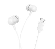 Borofone Earphones BM77 Delicious with microphone Type C white (ZES125785) | ZES125785  | 6941991103018 | ZES125785