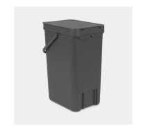 BRABANTIA atkritumu tvertne Sort & Go, 16 l, grey (109966) | 8710755109966 | 8710755109966