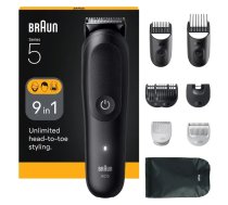 Braun 9-in-1 Grooming Kit All-in-One Kit Series 5 AIO5540 Cordless Number of length steps 14 Black | 7500435245029 | 8700216429504