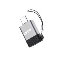 BWOO Adapter USB - USB-C Gray OTG BZ-35 | BZ-35 | 6933654806466 | 85366990