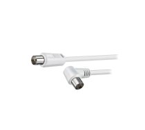 Cable; 1.5m; coaxial 9.5mm angled socket,coaxial 9.5mm plug | AC-3C2V-A-0150-WH  | 11712