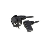 Cable; 3x1mm2; PVC; 1m; black; 10A; 250V; Core: Cu | SN312-3/10/1.0B | LT-322+511 H05VV-F 3X1.0 BLK 1M