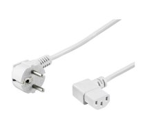 Cable; 3x1mm2; PVC; 3m; white; 10A; 250V; Core: Cu | SN312-3/10/3.0W | LT322+511 H05VV-F 3X1.0 3.0M WHT