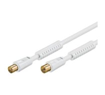 Cable; 5m; coaxial 9.5mm socket,coaxial 9.5mm plug; white; 75Ω | ACFG-0500-WH  | 67279