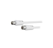 Cable; 75Ω; 0.5m; coaxial 9.5mm socket,coaxial 9.5mm plug; white | AC-3C2V-0050-WH  | 50910