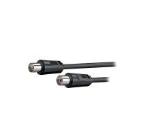 Cable; 75Ω; 10m; coaxial 9.5mm socket,coaxial 9.5mm plug; black | AC-3C2V-1000-BK  | 11564