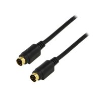 Cable; DIN mini 4pin plug,both sides; 2m; Plating: gold-plated | CABLE-465/2.0  | 50058