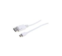 Cable; DisplayPort 1.1a; 3m; white | AK-340102-030-W  | AK-340102-030-W