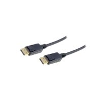 Cable; DisplayPort 1.1a; DisplayPort plug,both sides; 10m; black | AK-340100-100-S  | AK-340100-100-S