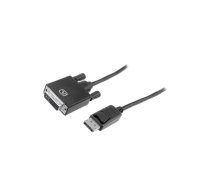 Cable; DisplayPort 1.2; DisplayPort plug,DVI-D (24+1) plug; 5m | AK-340301-050-S  | AK-340301-050-S