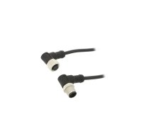 Cable: for sensors/automation; PIN: 4; M12-M12; 1m; plug; plug; 250V | M12A04MR12AFRSD001  | M12A04MR-12AFR-SD001