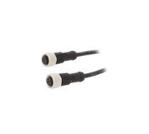 Cable: for sensors/automation; PIN: 4; M12-M12; 1m; plug; plug; 250V | M12A04FL12AFLSD001  | M12A04FL-12AFL-SD001