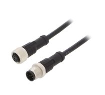 Cable: for sensors/automation; PIN: 5; M12-M12; 0.5m; plug; plug | M12A05ML12AFLSDA05  | M12A05ML-12AFL-SDA05