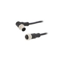Cable: for sensors/automation; PIN: 5; M12-M12; 1m; plug; plug; 60V | M12A05FL12AMRSD001  | M12A05FL-12AMR-SD001